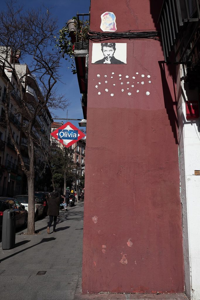 Murales de arte urbano en las calles de Lavapiés