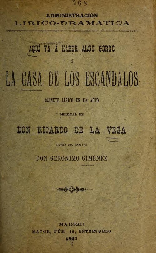 Representación de controversias de la Casa Real Española.