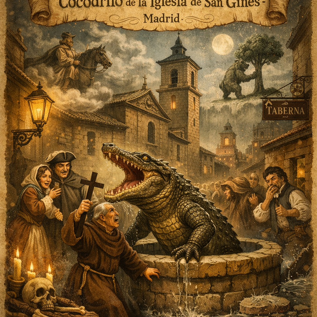 Ilustración de un relato popular de Madrid