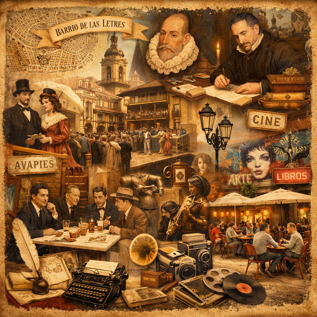 Evolución cultural del Barrio de las Letras