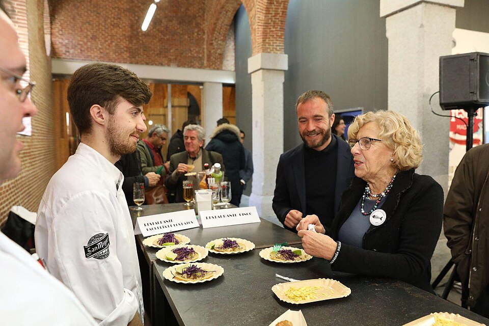 Visitantes en un museo de Madrid
