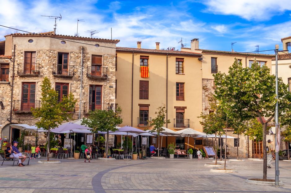 Plaza emocionante en Chueca, Madrid