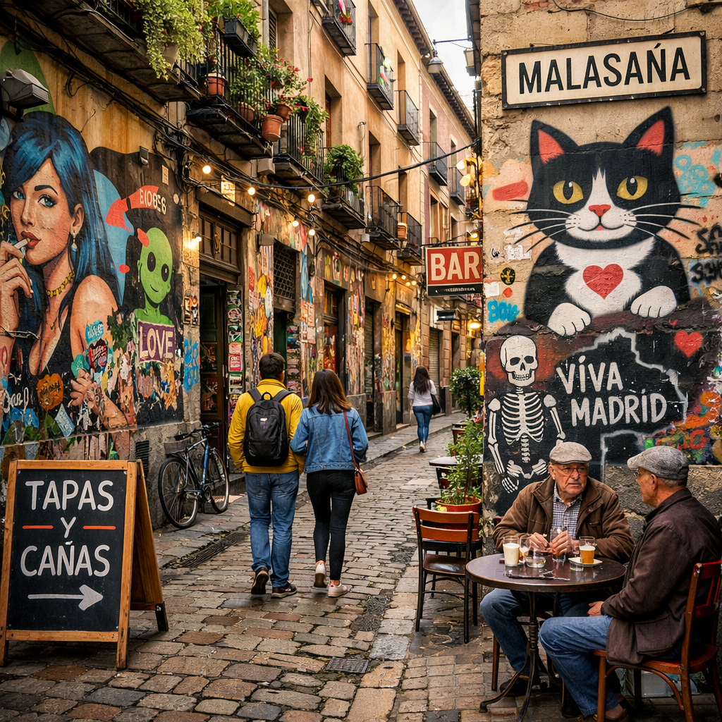 Callejón secreto en Malasaña
