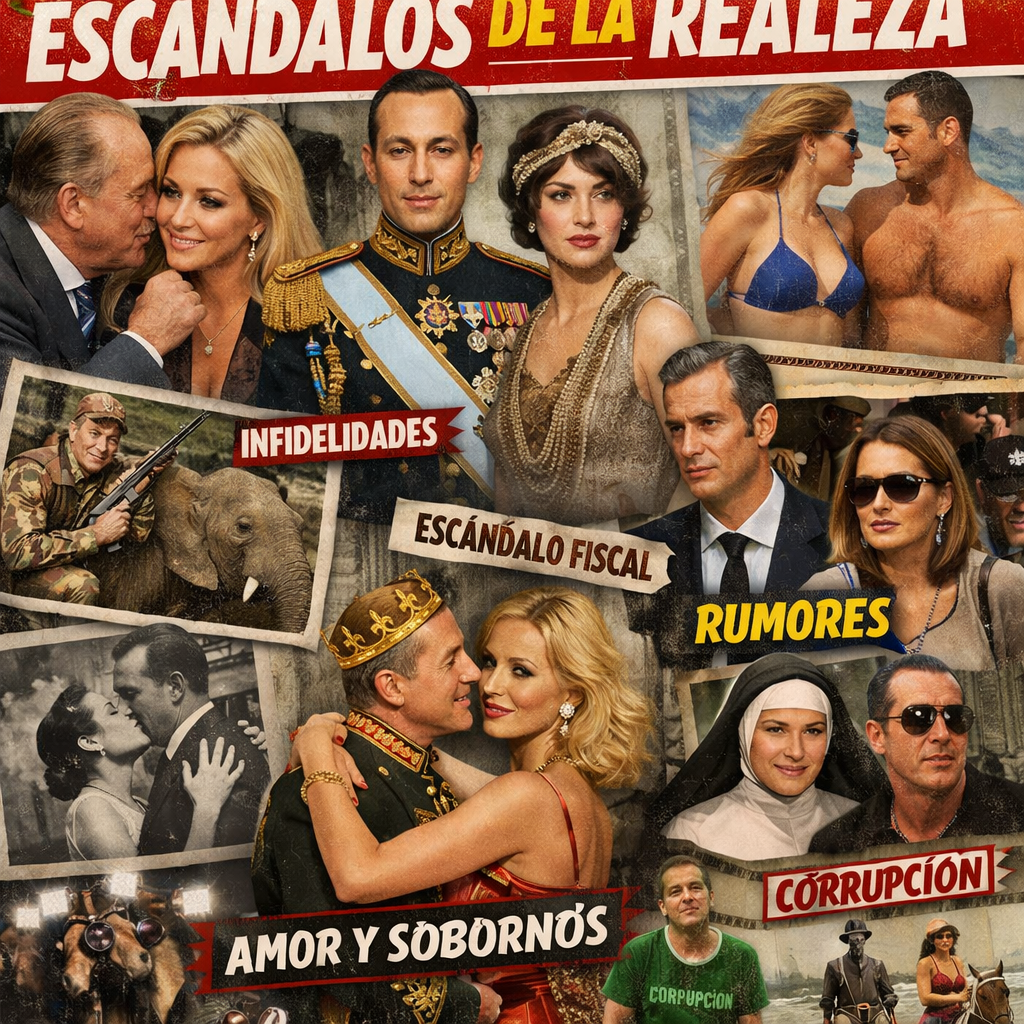 Escándalos de la realeza española a lo largo de la historia