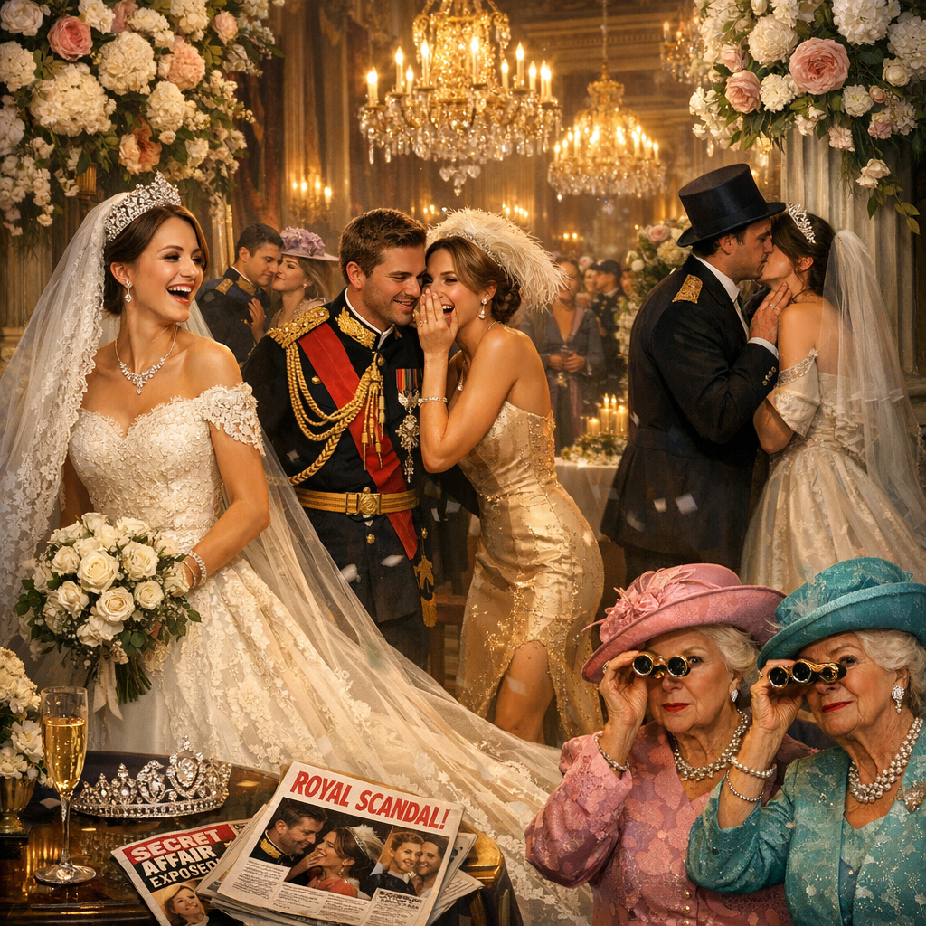 Cotilleos de las bodas reales con detalles de lujo y momentos divertidos
