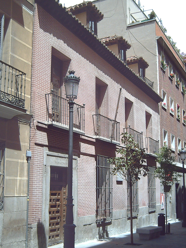 Fachada de la Casa Museo de Lope de Vega en Madrid